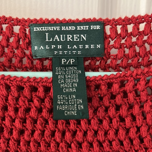 Lauren Ralph Lauren hand knit sweater - Picture 2 of 2